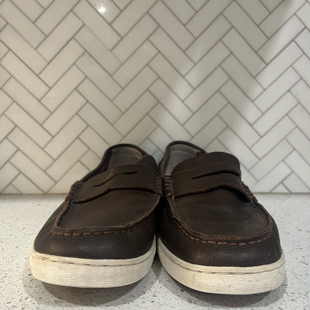Cole Haan Nantucket Penny Slip On Dark Chocolate Men’s Size 12M - Picture 4 of 10